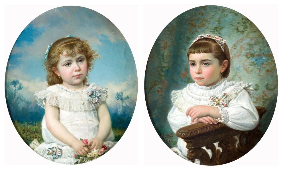 Ritratti di ragazze 1880